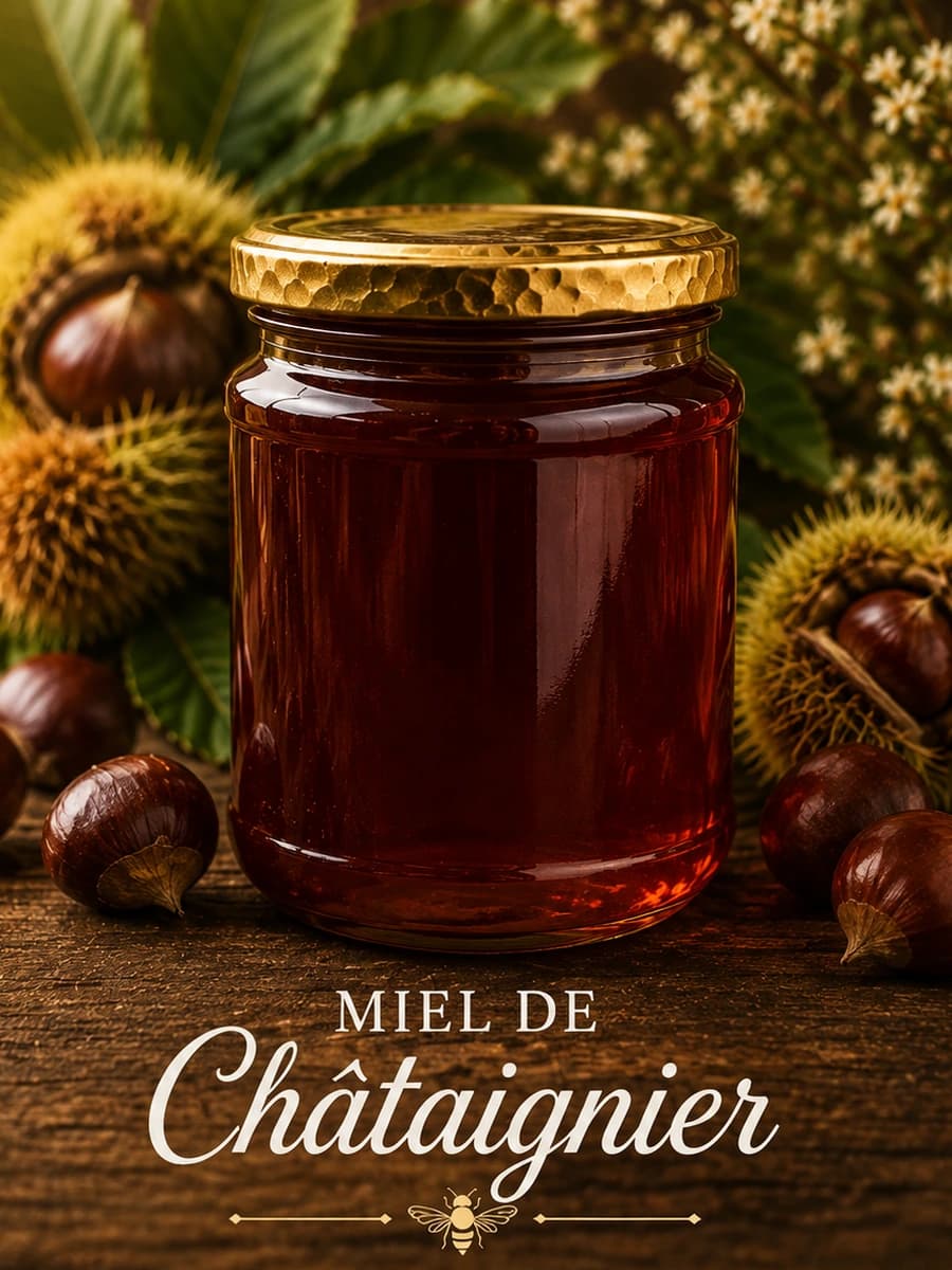 Miel de Châtaignier artisanal — Les Secrets de la Ruche